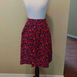 Bea and dot berry skirt